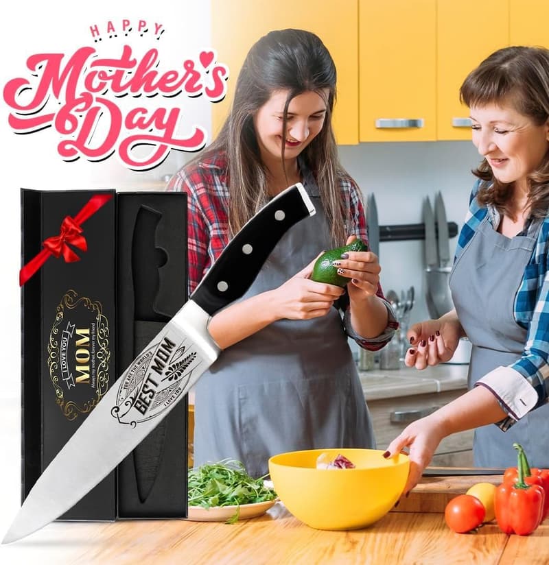 Premium Chef Knife for Mom - 8