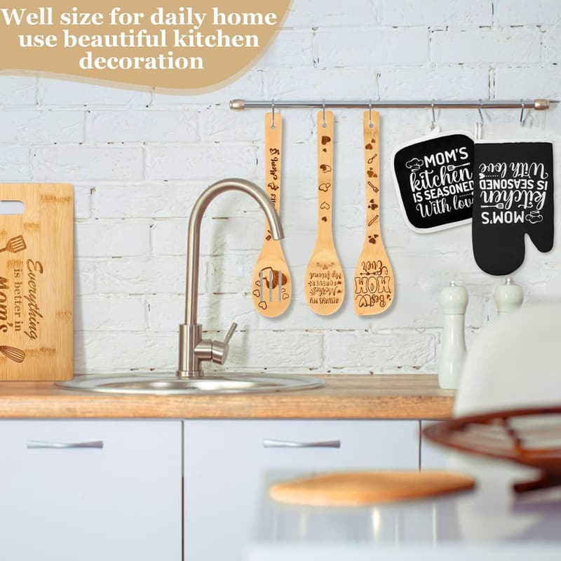 Mother's Day Kitchen Gift Set with Cutting Board & Utensils
