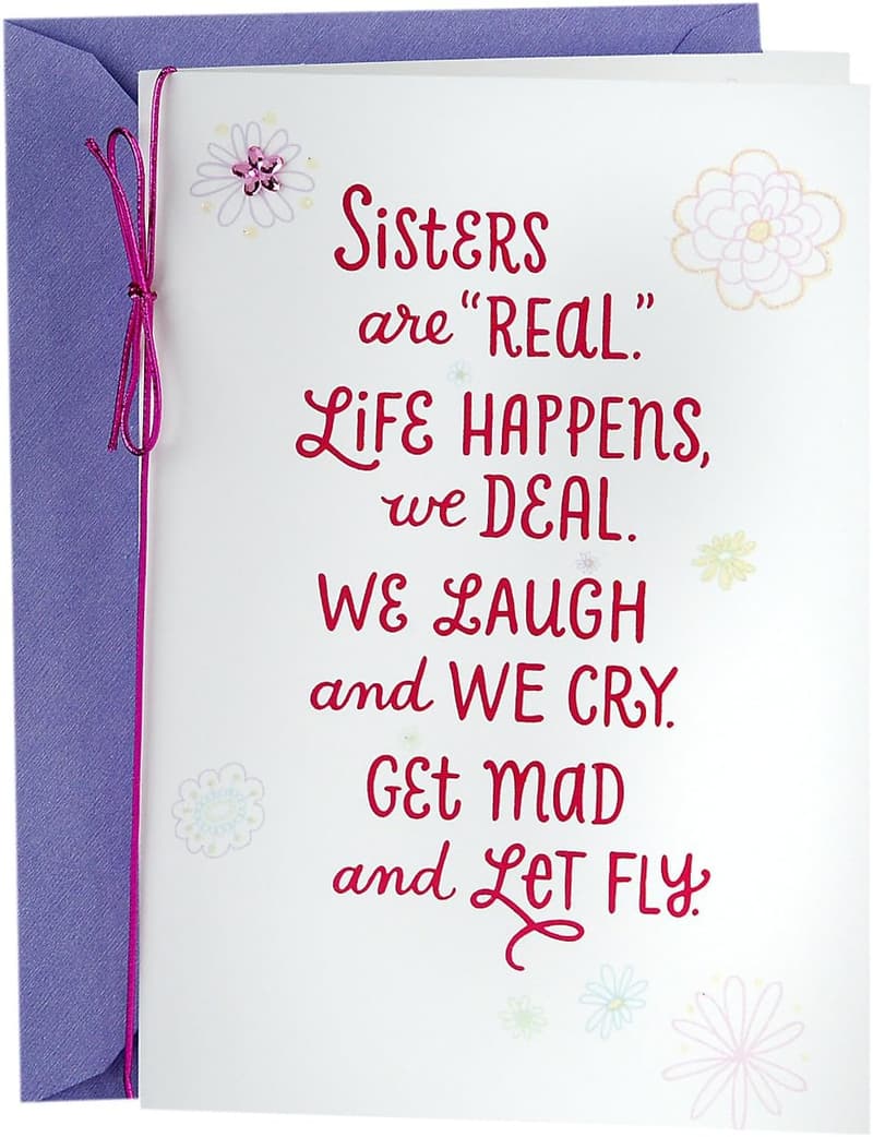 Sister Mother's Day Card - True Friends Design