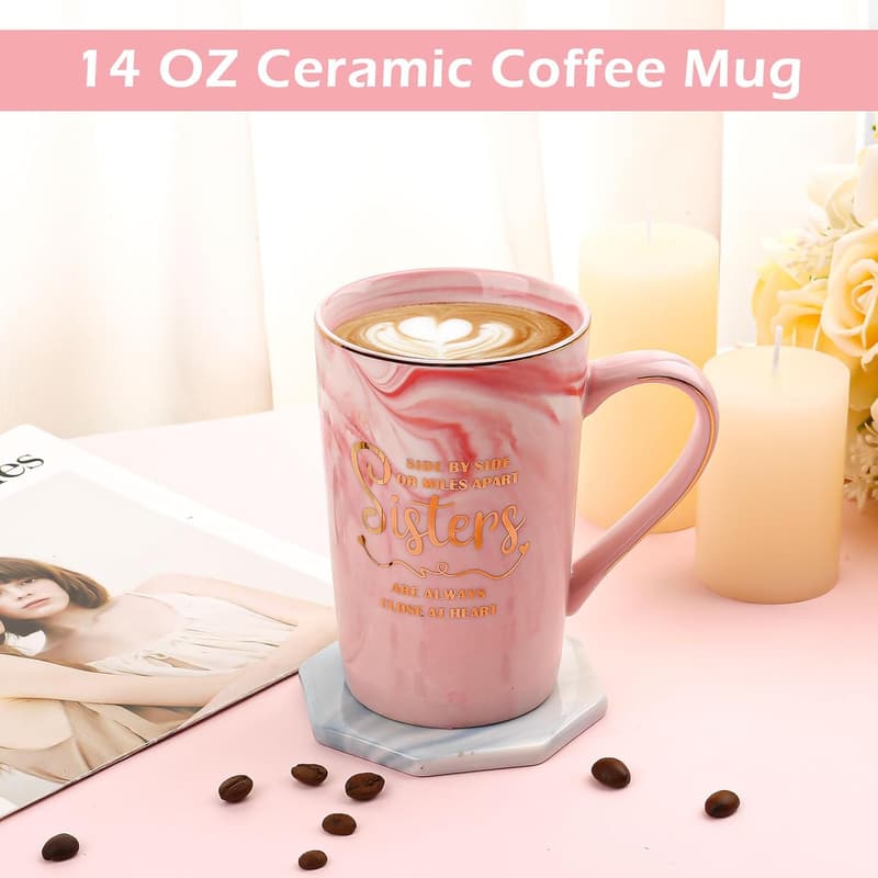 Sister Birthday Gift Set: Bracelet, Mug & Socks