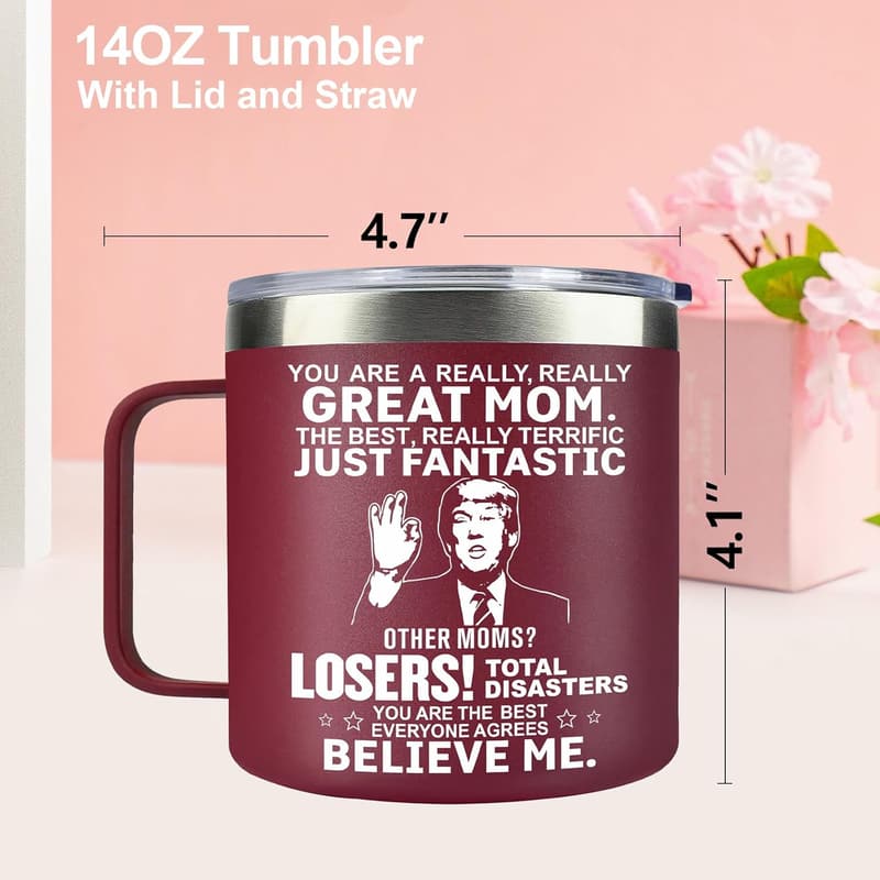 Funny Coffee Mug for Mom – 14 oz Mother's Day Gift