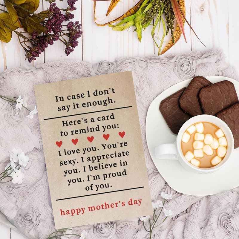 Mother's Day Love You Card for Wife or Girlfriend