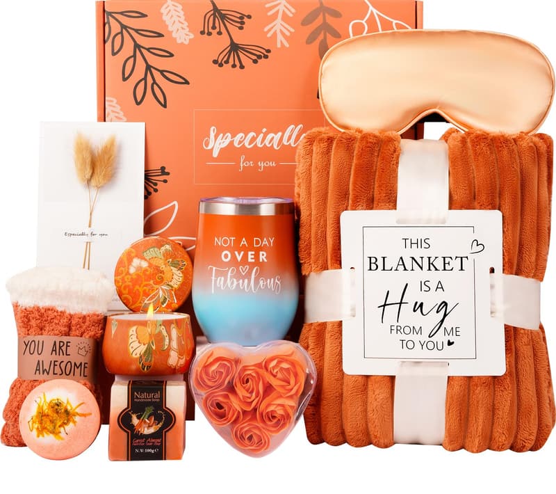 Fall Spa Gift Basket for Her - Relaxing Care Package