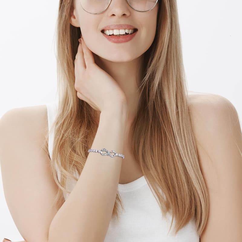 Anniversary Adjustable Infinity Bracelet for Women