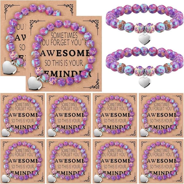 CNA Week Inspirational Bracelets with Thank You Cards