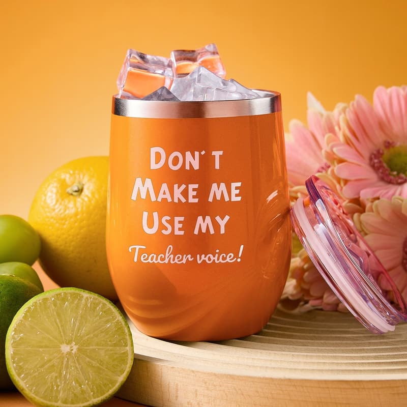 Teacher Appreciation Gifts - Unique Orange Inspirational Thank You Gift