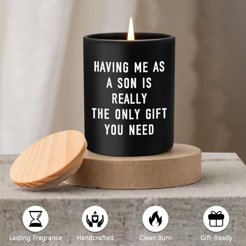 Personalized Funny Scented Candles for Dad's Day
