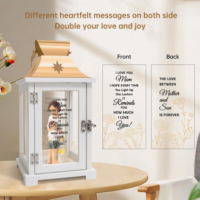 Mother's Day Lantern Gift for Mom from Son