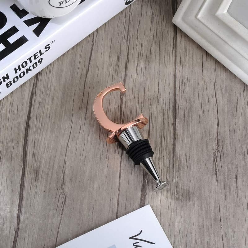 Rose Gold Initial 