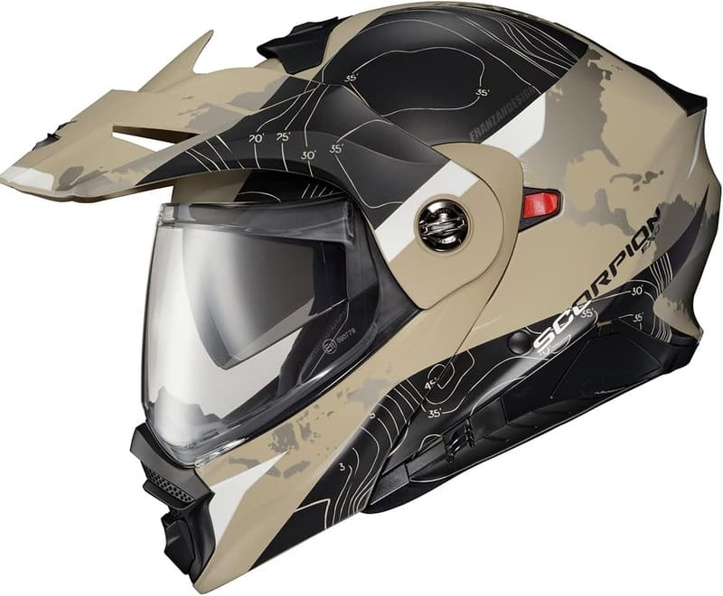 Adventure Motorcycle Helmet with Bluetooth, DOT/ECE Approved