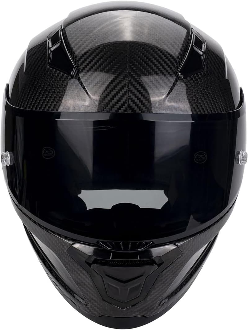 Carbon Fiber Full Face Motorcycle Helmet - Bluetooth Ready