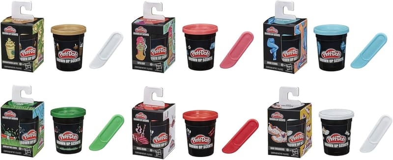Scented Play-Doh Multipack for Adults – 6 Assorted Colors