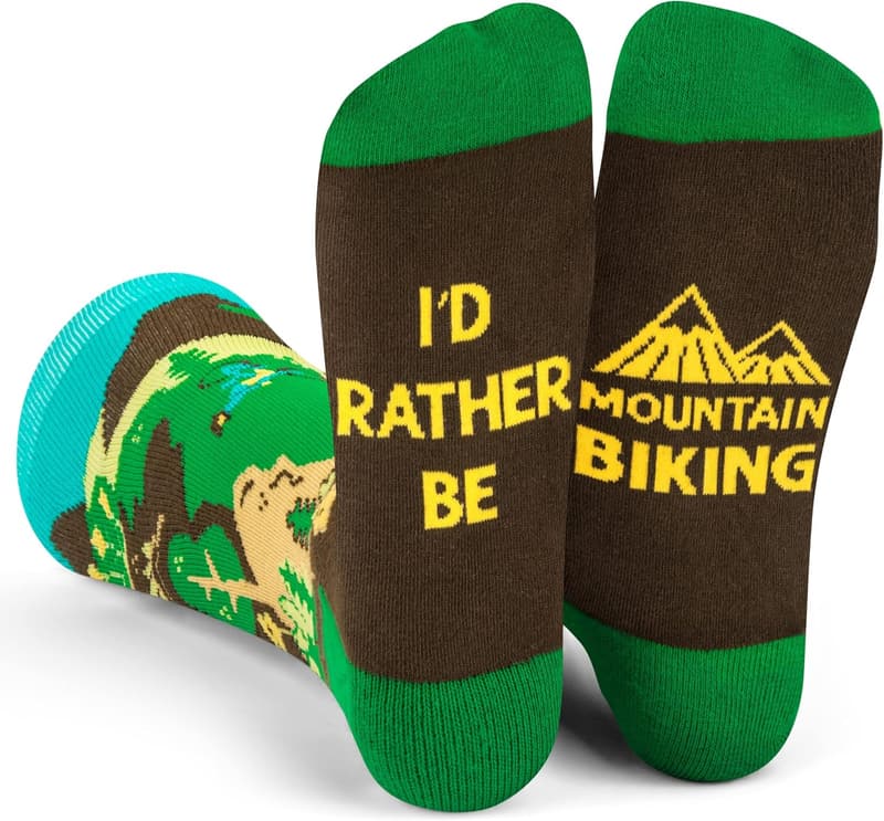 Funny Bike Socks - Cool Gift for Cyclists and Bikers