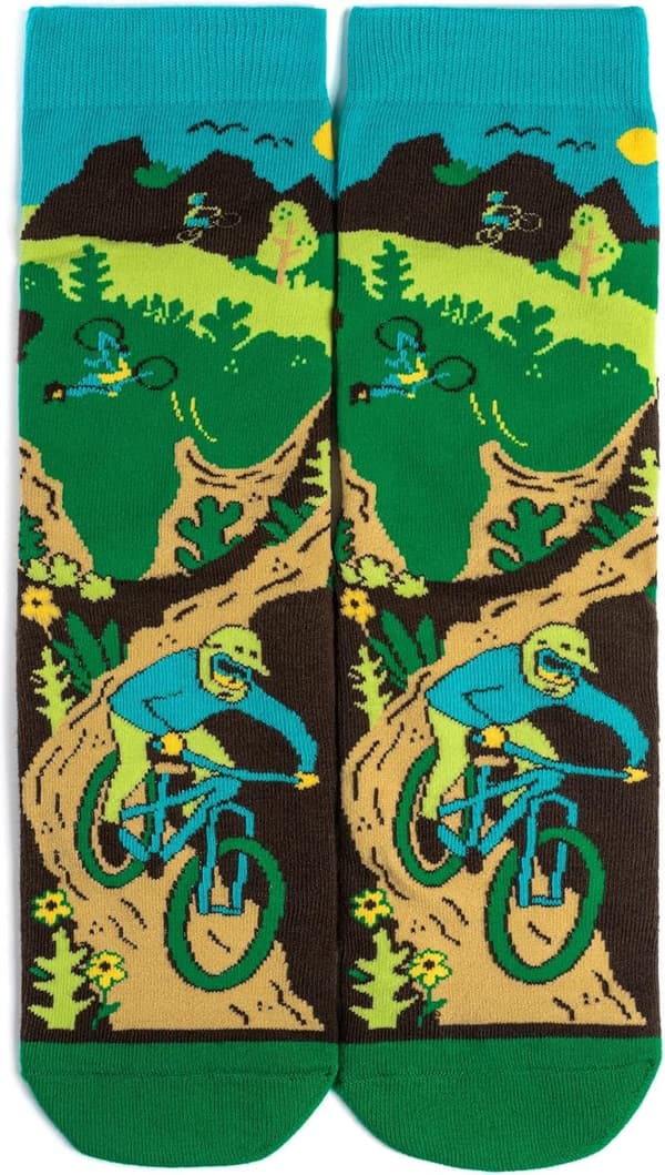 Funny Bike Socks - Cool Gift for Cyclists and Bikers