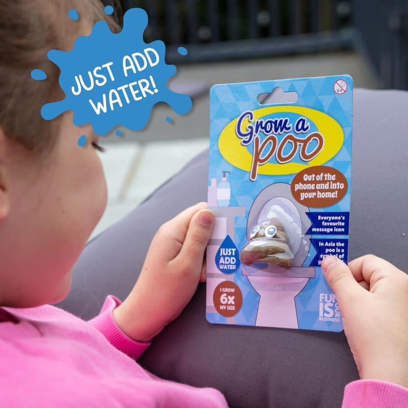 Grow a Poo Toy - Funny Gag Gift for Kids and Stocking Stuffers