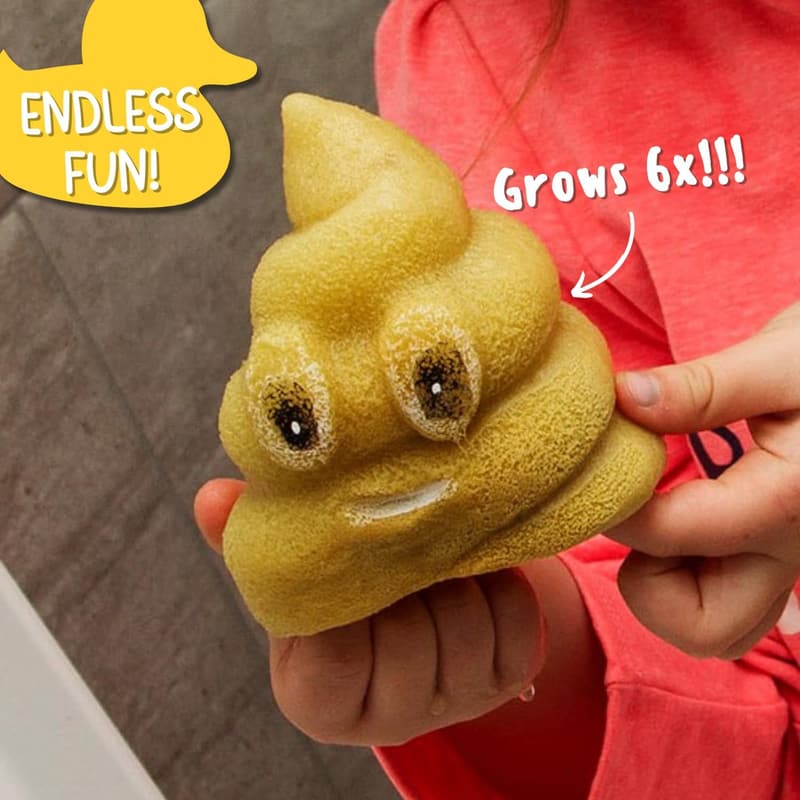 Grow a Poo Toy - Funny Gag Gift for Kids and Stocking Stuffers