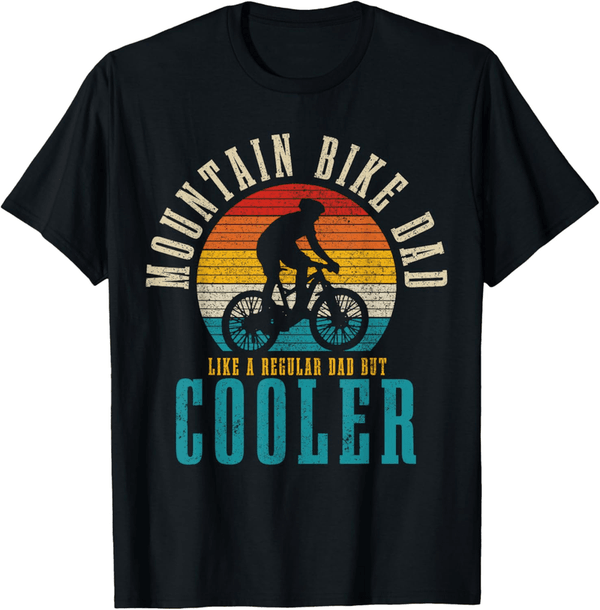 Funny Vintage Mountain Bike T-Shirt for Dads
