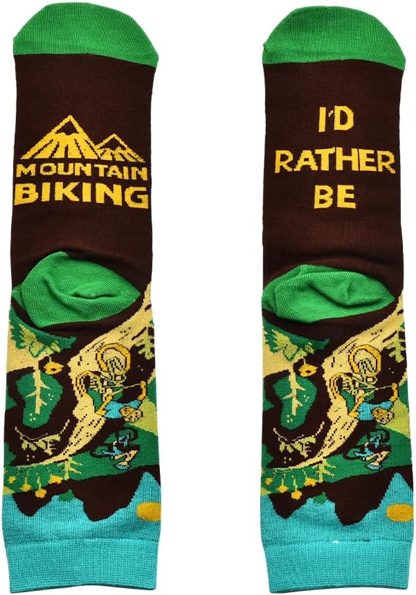 Funny Sports Socks for Men and Women - Vacation & Retirement Gifts