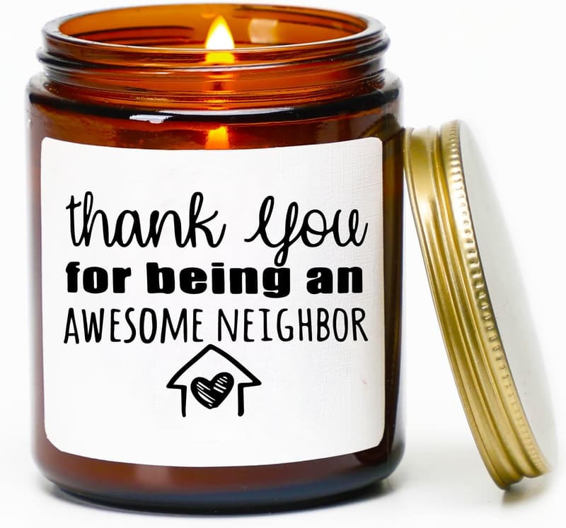 Housewarming Gift Candle - Rose & Sandalwood, 7oz