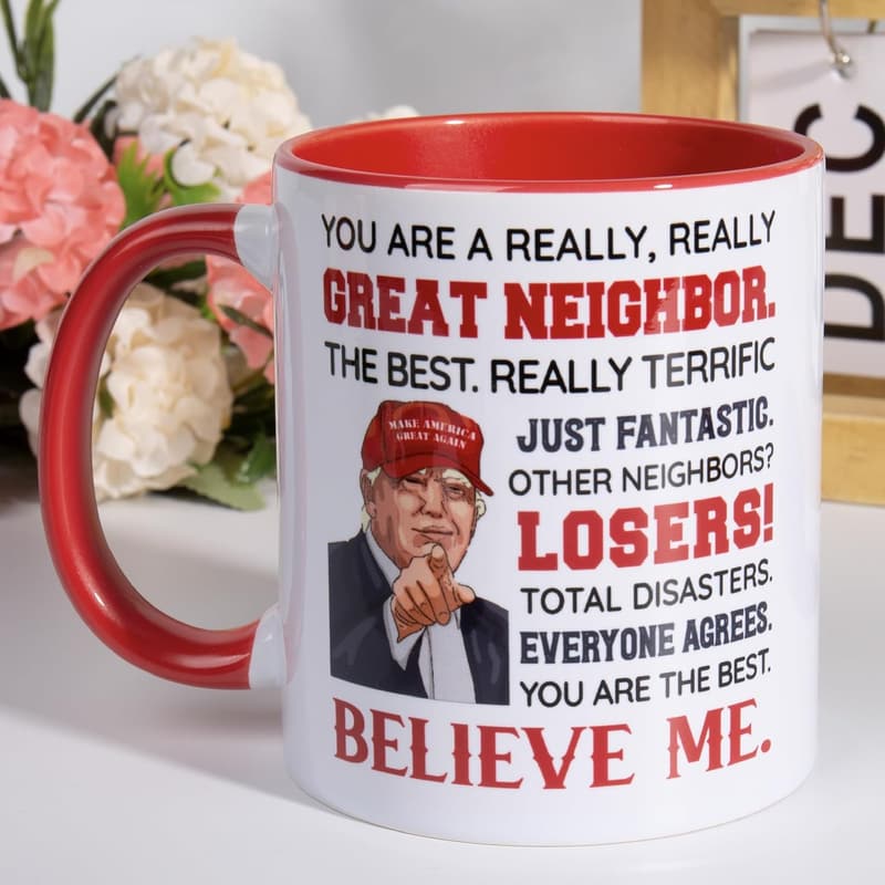 Mother's Day Neighbor Gifts: Ceramic Mug for Women