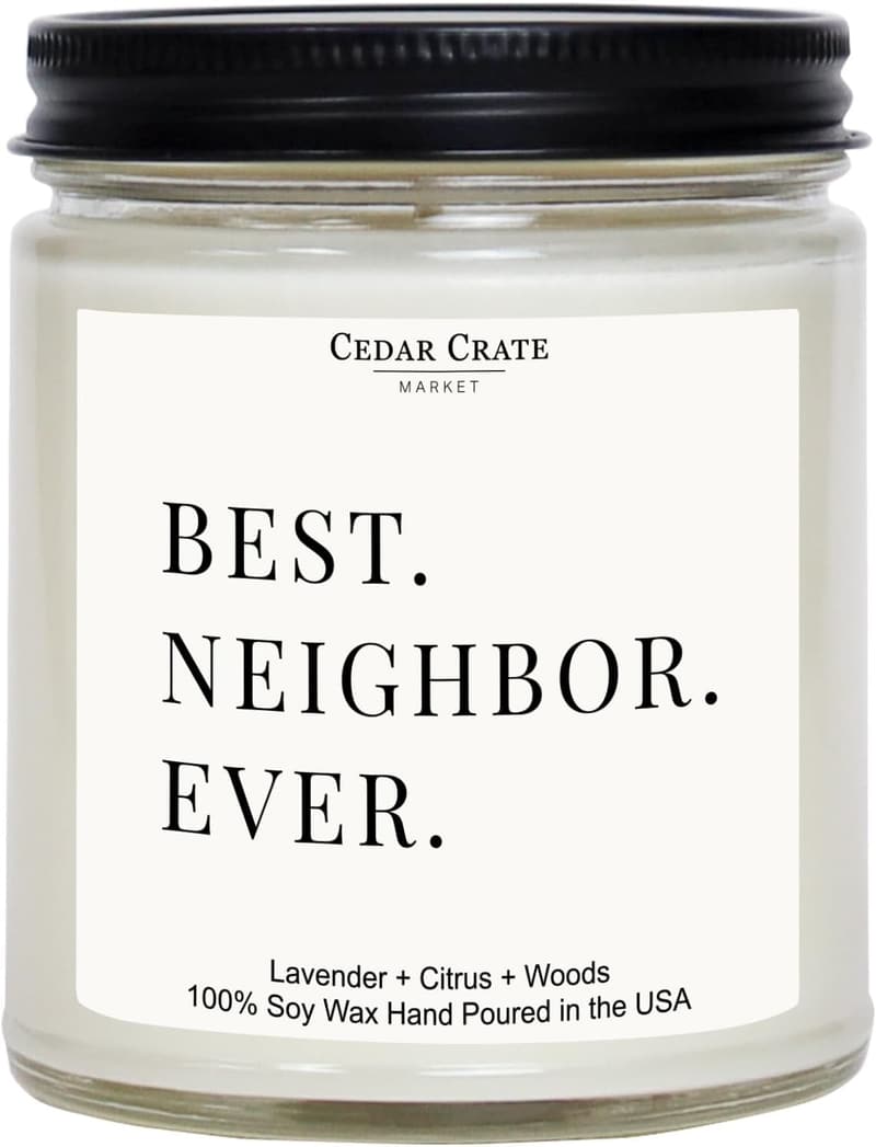 Lavender Scented Candle - Unique Housewarming Gift for All