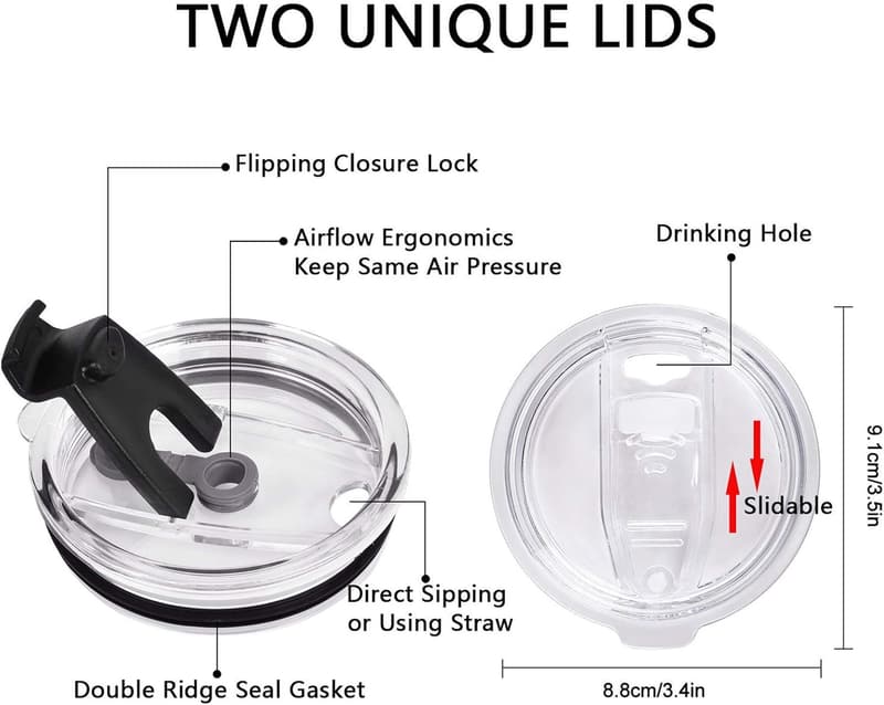 Wedding Travel Tumbler Set for Couples - 20oz Stainless Steel