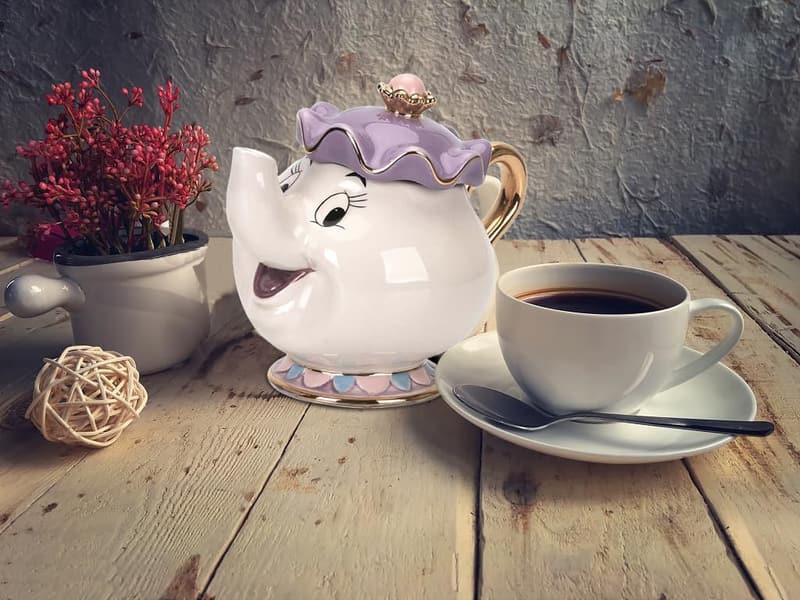 Beauty and the Beast Teapot and Mug Set for Tea Parties