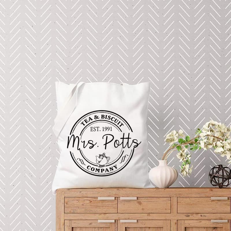 Mrs. Potts Movie-Inspired Tea & Biscuit Kitchen Tote