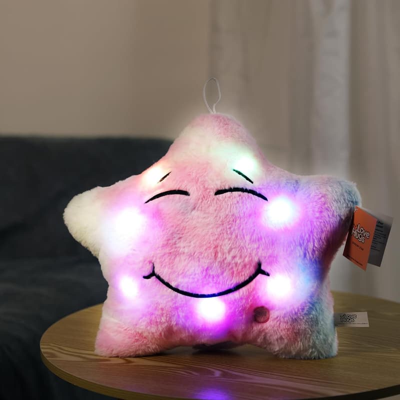 Light-Up Plush Star Sensory Toy for Newborn Autism