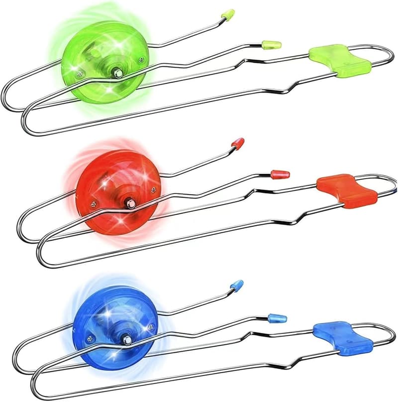 Light-Up Gyro Wheel Set for Kids - 3 Track Twisters