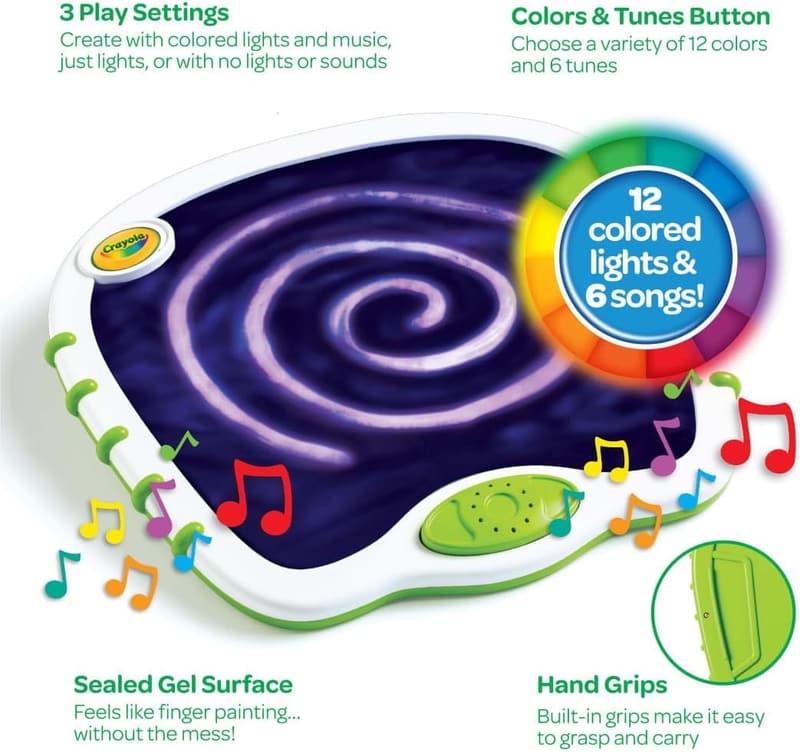 Toddler Touch Lights Drawing Pad - Musical Sensory Toy