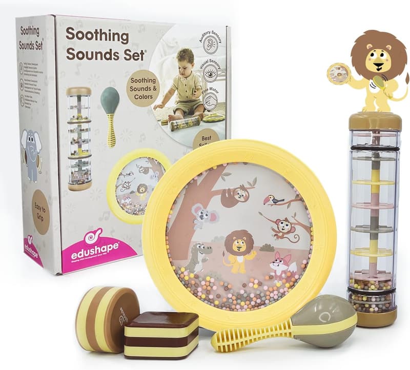 Baby Musical Instruments Gift Set - Soothing Sounds for Toddlers