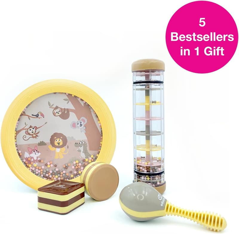 Baby Musical Instruments Gift Set - Soothing Sounds for Toddlers
