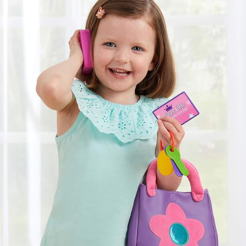 Kids' Pretend Play Purse Set with Wallet and Accessories