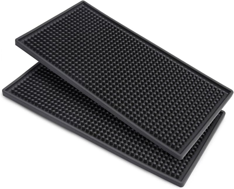 PVC Bar Service Mats - 2PCS Spill Mats for Cocktails & Drinks
