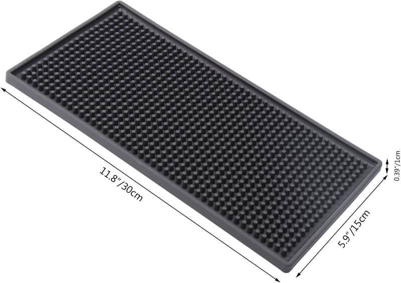 PVC Bar Service Mats - 2PCS Spill Mats for Cocktails & Drinks