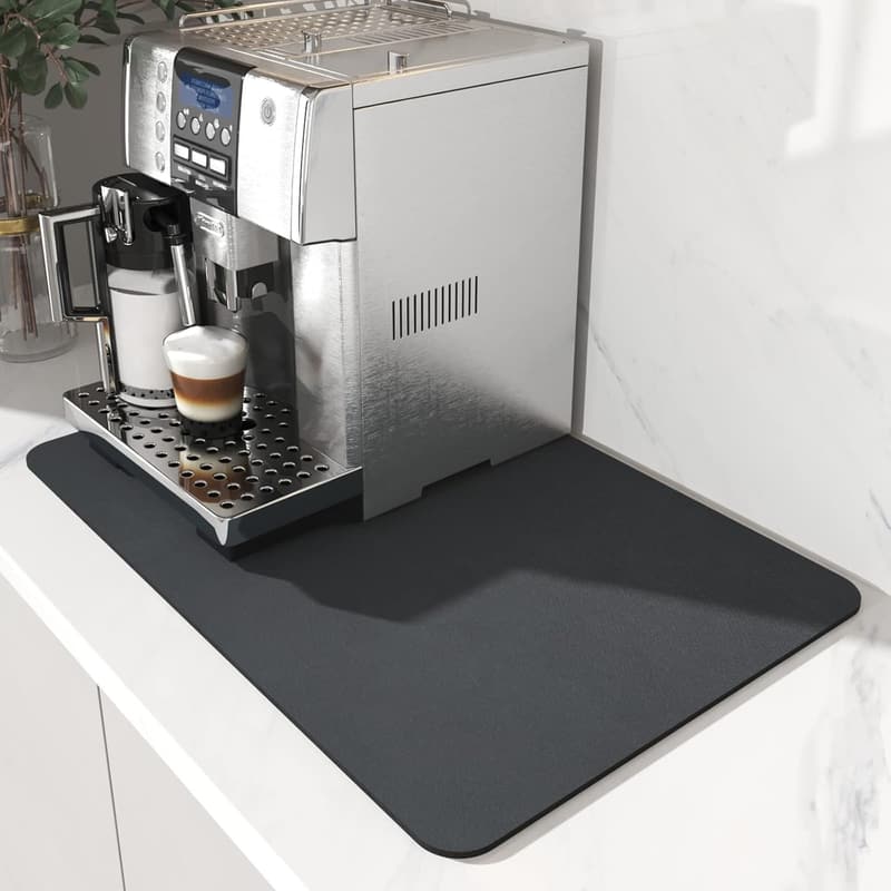 Absorbent Rubber Coffee Mat for Kitchen Counter