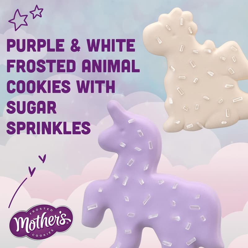 Mother's Day Sparkling Creature Cookies, 12 Individual Bags
