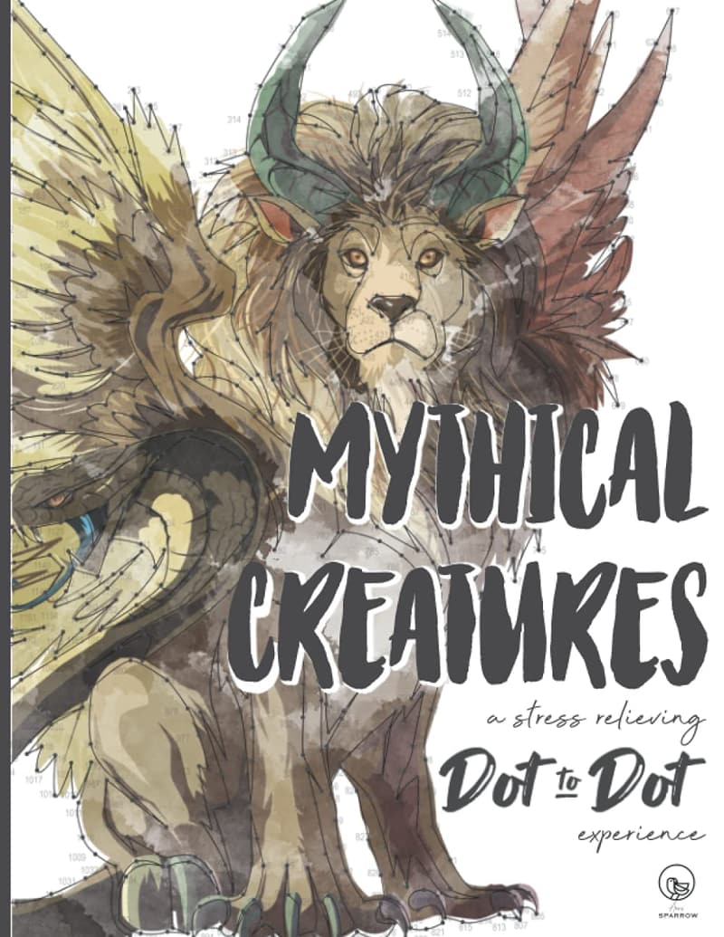 Extreme Dot to Dot Puzzles for Adults - Fantasy Creatures
