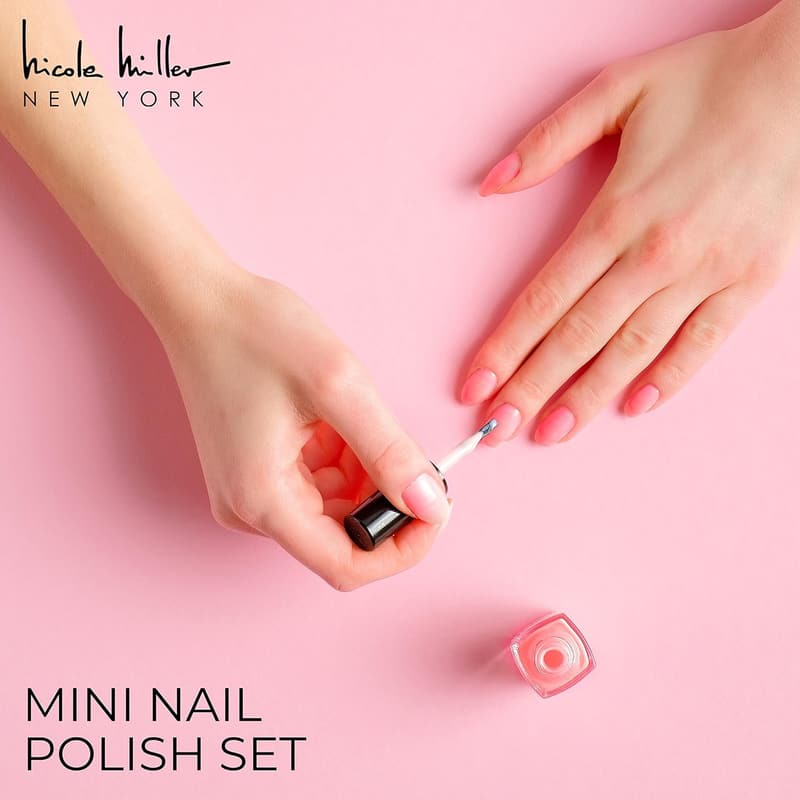 Trendy Mini Nail Polish Set - Glossy Vibrant Colors for Nails