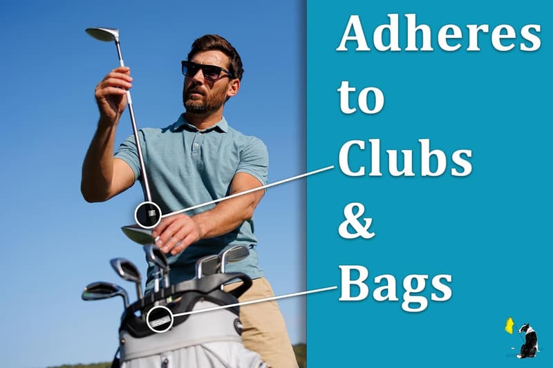 Personalized Waterproof Golf Club Labels (24) - Silver