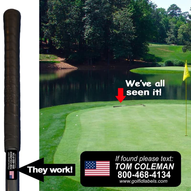 Personalized Golf Club Stickers Set of 17 - Unique Golfer Gift