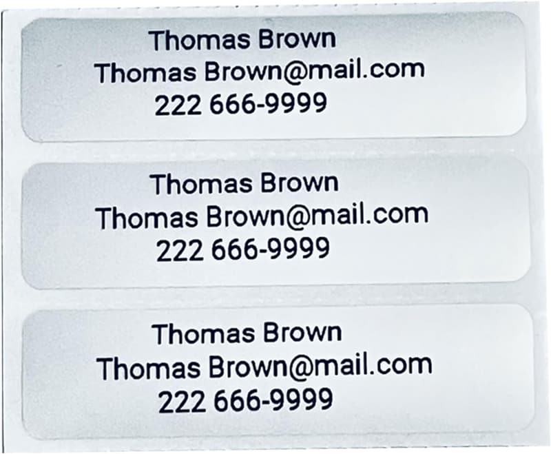 Personalized Waterproof Golf Club Name Tags