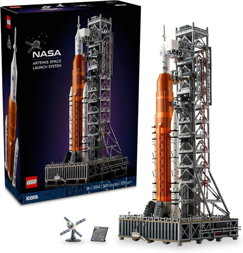 NASA Artemis LEGO Rocket Model Building Set for Adults, Ages 18+