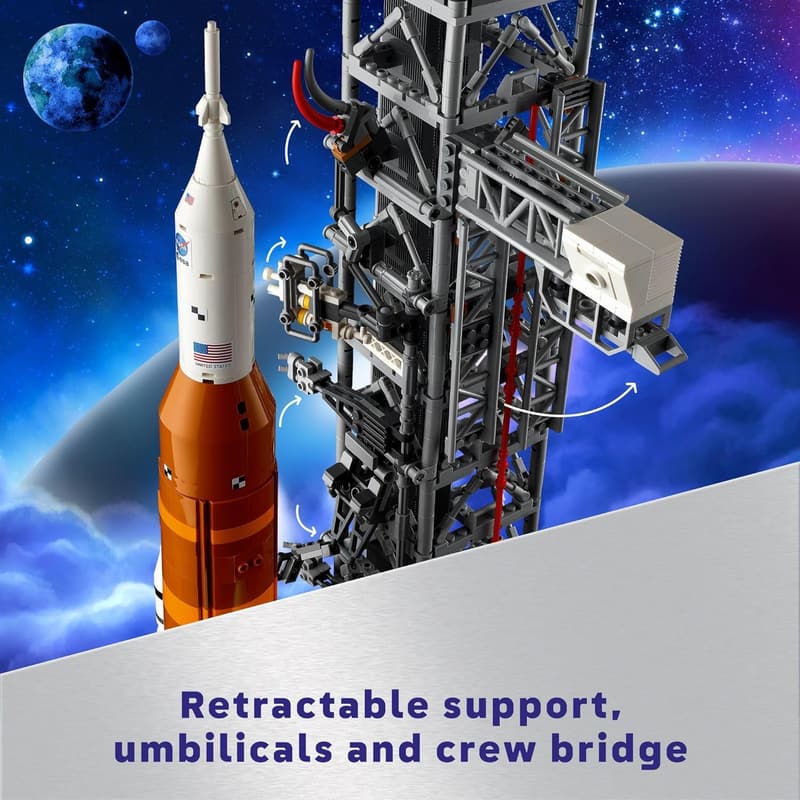 NASA Artemis LEGO Rocket Model Building Set for Adults, Ages 18+