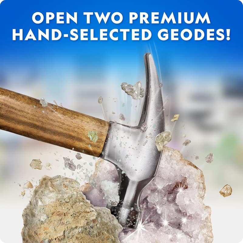 National Geographic Geology Kit for Kids - Rock Collection & Crystal Growing