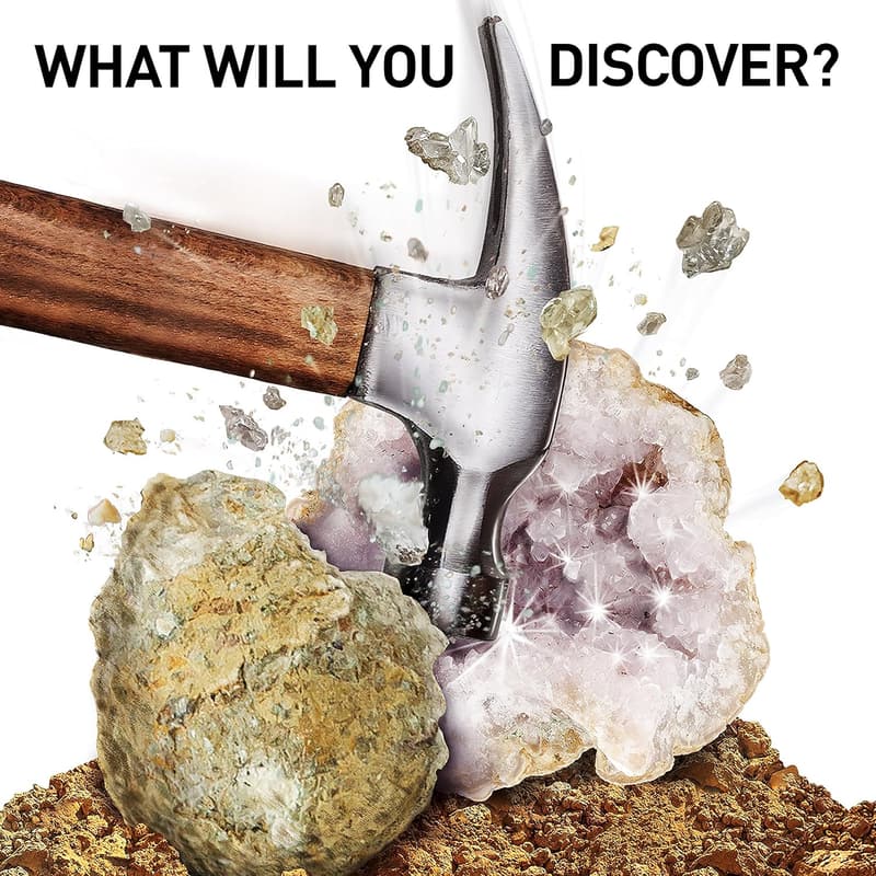 Real Geodes Break Open Science Kit by National Geographic