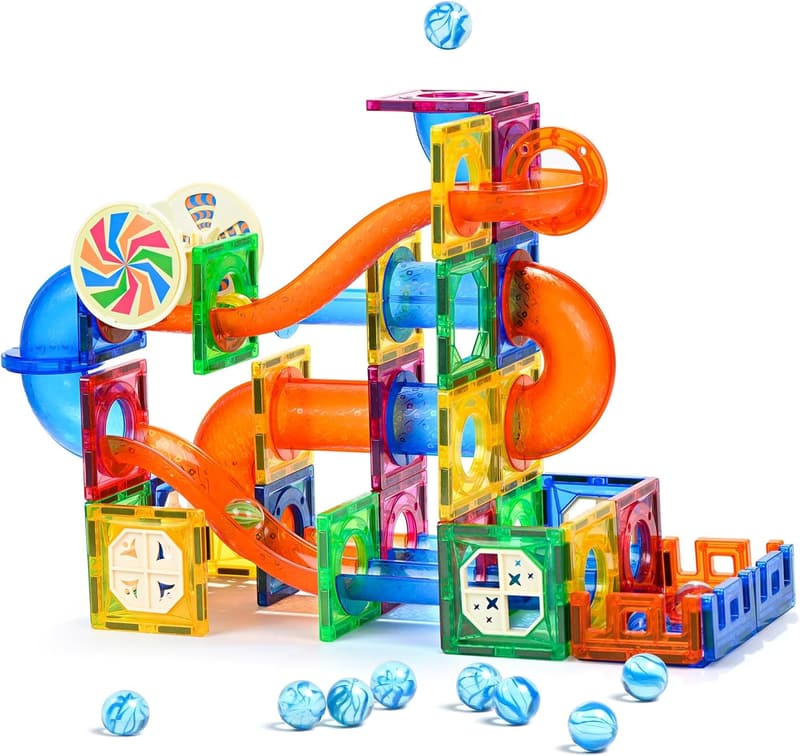 STEM Magnetic Building Blocks Set for Kids 5+ – 85 Pieces