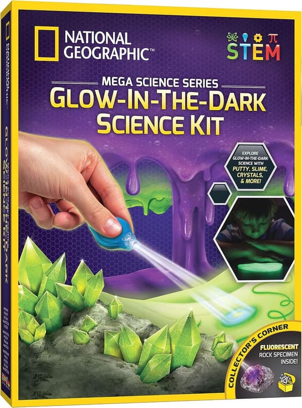 Mega Science Kit for Kids: Glow-in-the-Dark Experiments & Slime