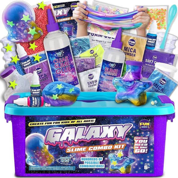 Ultimate Metallic Slime Kit for Ages 8-12 - Fun DIY Gifts